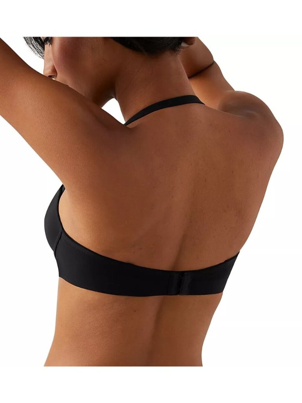 🆕 WACOAL Comfort First Underwire Strapless Bra 34DDD Black #854339 - Picture 5 of 10